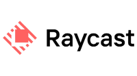 the raycast logo on a black background